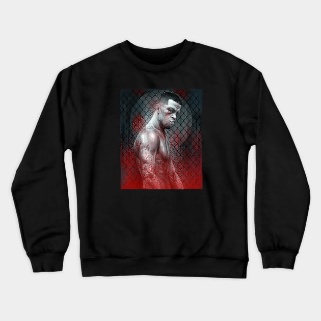 Nate Diaz Crewneck Sweatshirt by AndreKoeks